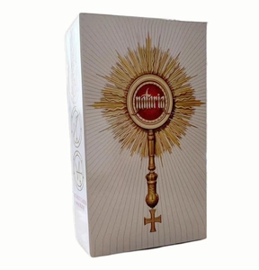 Detailed view of the Sea Soul Journey Oracle box with golden monstrance design