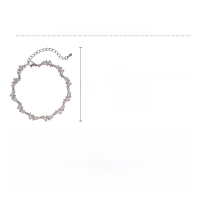 Detail specifications of butterfly pearl bracelet made of copper and zircon stone