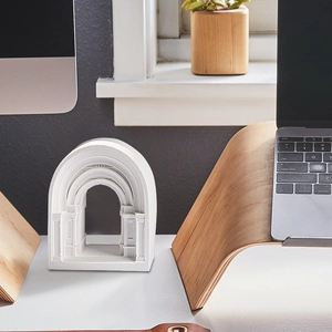 Classical castle archway plaster mold set for DIY handmade gypsum aromatherapy candles