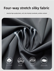 Macro shot of dark gray seamless stretch fabric showing its soft, breathable texture