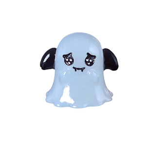 Leuchtende Eule-Geist Miniaturfigur als Deko für Auto-Innenraum und Mikrolandschaften