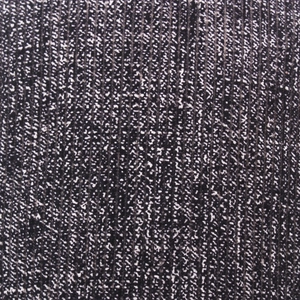 Vue détaillée de la texture du tissu tricoté rayé gris foncé avec doublure polaire