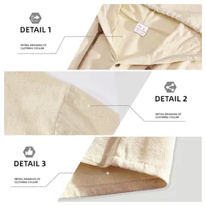 Men's loose linen-blend hooded shirt in beige with drawstring neck and cotton texture