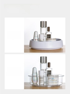 Comparison showing the clear view advantage of the rotating kitchen spice rack tray