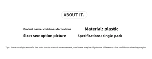 Detailed product specifications for glitter butterfly Christmas ornament made of plastic