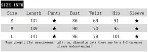 Detailed size chart for evening banquet dress including length, bust, waist, and hip info