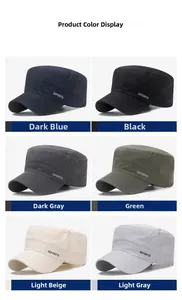 Detail view of laser-cut ventilation holes and side SPORTS logo on quick-dry flat top caps