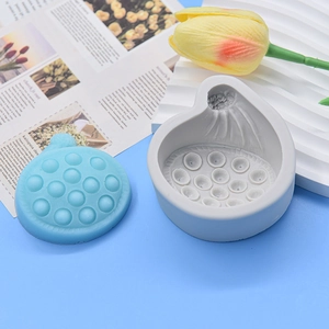 Lotus seed pod silicone mold for chocolate fondant and DIY resin cake decoration crafts