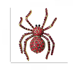 Spider brooch size guide showing dimensions 4.8cm by 3.4cm and 11.45g weight specs