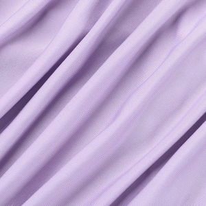 Close-up of purple ribbed fabric with fine vertical texture and soft natural light