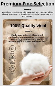 Detail of 100% natural wool texture showing soft fibers and premium material quality