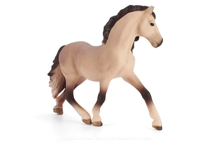 Détails de la texture réaliste de la fourrure et peinture du modèle de cheval simulé