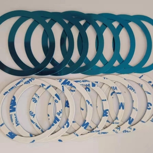 Blue metal Magsafe magnetic rings with 3M 9448A adhesive backing for car mounts