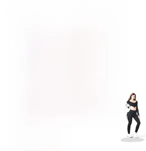 Icone dettaglio del set yoga a vita alta con effetto push-up e tessuto elasticizzato