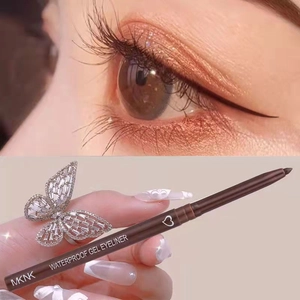 Matita Eyeliner In Gel Impermeabile A Lunga Durata Resistente Alle Sbavature Pennarello Per Trucco Occhi Rotante Automatico Liscio