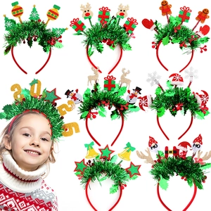Serre-tête De Noël Guirlande Paillettes Renne Bonhomme De Neige 2026 Accessoires Cheveux Fête