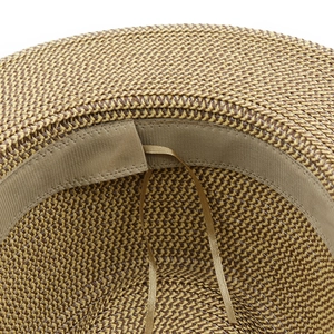 Unisex Strohhut mit verstellbaren Innenbändern und integriertem Schweißband für Sonnenschutz