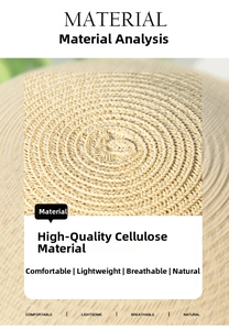 Gros plan détaillé sur la texture tissée en lin de soie d'un chapeau de soleil beige