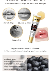 Siero rimpolpante labbra con olio di Argan e isoflavoni di soia per volume e idratazione