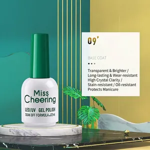 Miss Cheering 12ml UV LED nail gel polish with mirror finish and crystal top coat