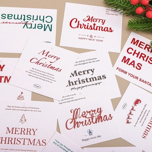 Exquisite Christmas tree hang tags and holiday cards with festive Merry Christmas motifs