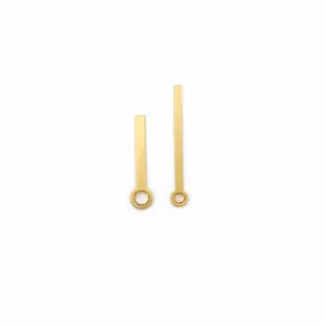Minimalist Golden Copper Clock Hands For Quartz Movement DIY Silent Wall Clock Replacement Parts Straight Style