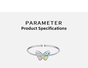 Detail of silver butterfly open ring with colorful marquise gemstones and thin band