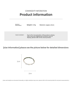 Size chart for bamboo-style silver-plated ring with dimensions and weight details
