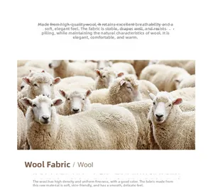 Detail showing premium wool texture for high breathability and soft touch of men's sweater