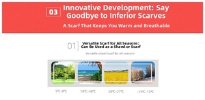 Breathable dual-use scarf and shawl suitable for temperatures from -15°C to 38°C