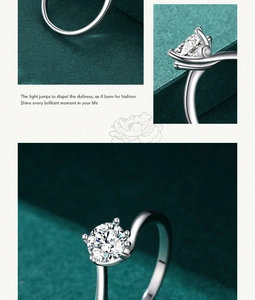 Detailed view of S925 sterling silver ring with twisted band and sparkling round diamond