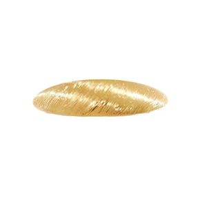 Minimalist geometric alloy hair clip with brushed gold texture and spring design