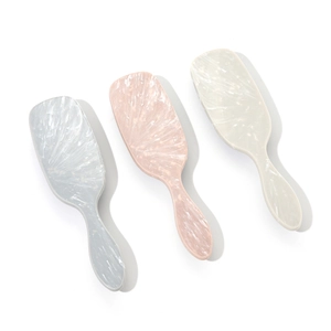 Marble Pattern Air Cushion Hairbrush Scalp Massage Detangling Comb ABS Plastic Ergonomic Wet Dry Hair Styling Tool