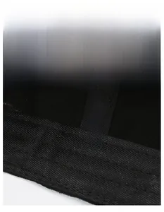 Detail view of widened sweatband with moisture-wicking fabric for vintage baseball cap