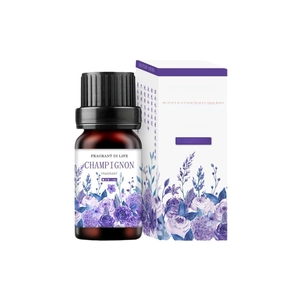 Water-soluble lavender essential oil 10ml with elegant floral box for diffusers