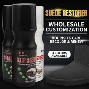 Rénovateur de daim pour chaussures nubuck, spray de 100ml pour restauration de couleur