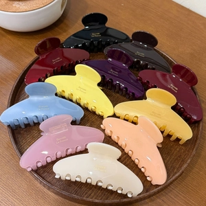 Large Hair Claw Clips French Acetate Minimalist Elegant Shark Clip Strong Hold Hair Accessories For Women Nonslip