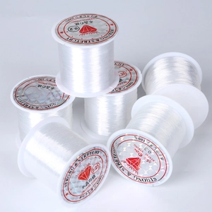 Transparent Elastic Crystal Beading String Strong Stretchy Polyurethane Thread For Jewelry Making DIY Bracelets Necklaces