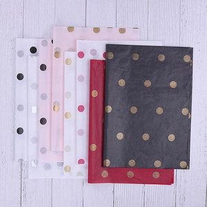 Polka Dot Tissue Paper Colorful Sydney Wrapping Paper For Flower Bouquet Gift Packaging DIY Crafts Bronzing Decor