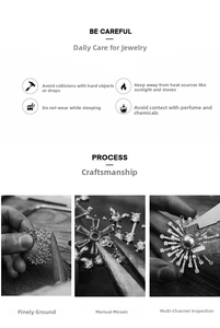 Detailed views of manual polishing and gemstone setting process for Christmas jewelry