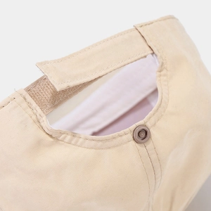 Quick-dry sun hat with adjustable velcro strap closure and detailed stitching detail