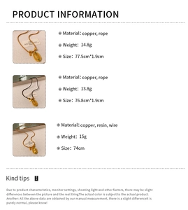 Detailed size and weight chart for gold plated retro religious pendant necklaces