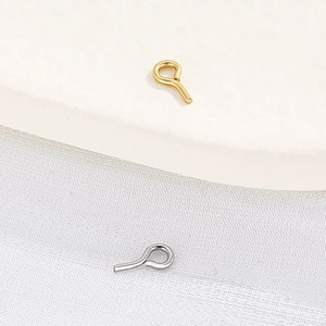 Stainless Steel Eye Pins Jewelry Findings DIY Bead Connectors For Bracelet Necklace Making Crafting Accessories