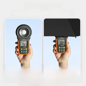 UV test showing 0.00 index under the black coating of the automatic folding umbrella