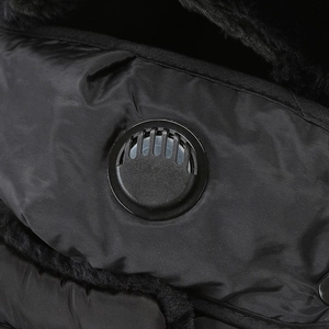 Cappello da aviatore invernale con fodera in pelliccia sintetica e valvola di respirazione