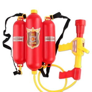 Kids fire extinguisher backpack water gun toy for summer pool and beach play