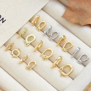Chiusura Connettore Per Gioielli In Con Zirconia Cubica Per Creazione Di Collane Bracciali DIY