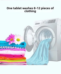 One laundry bead washes 8-12 clothes in a front-load washer for clean and fresh towels