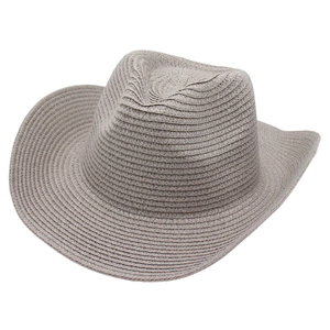 Western Cowboy Straw Hat Wide Brim Woven Sun Protection Beach Summer Outdoor Vintage Panama Style For Men Women