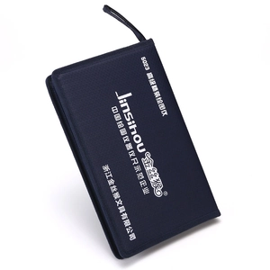 Navy blue professional drafting tool kit case for engineering and architecture students